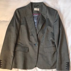 PLANET uk brand made in Ukraine grey wool blend lined  blazer NWOT